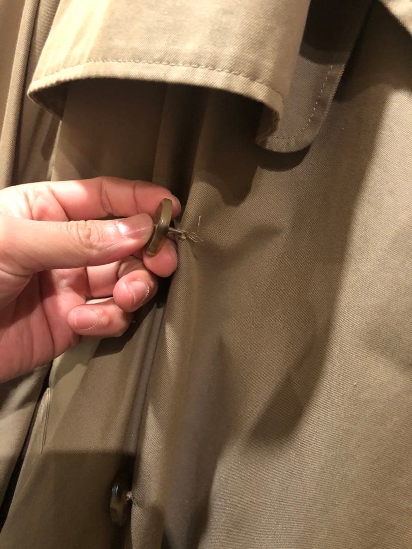 ジャケット・アウター stein / DEFORMATION TRENCH COAT(BEIGE)