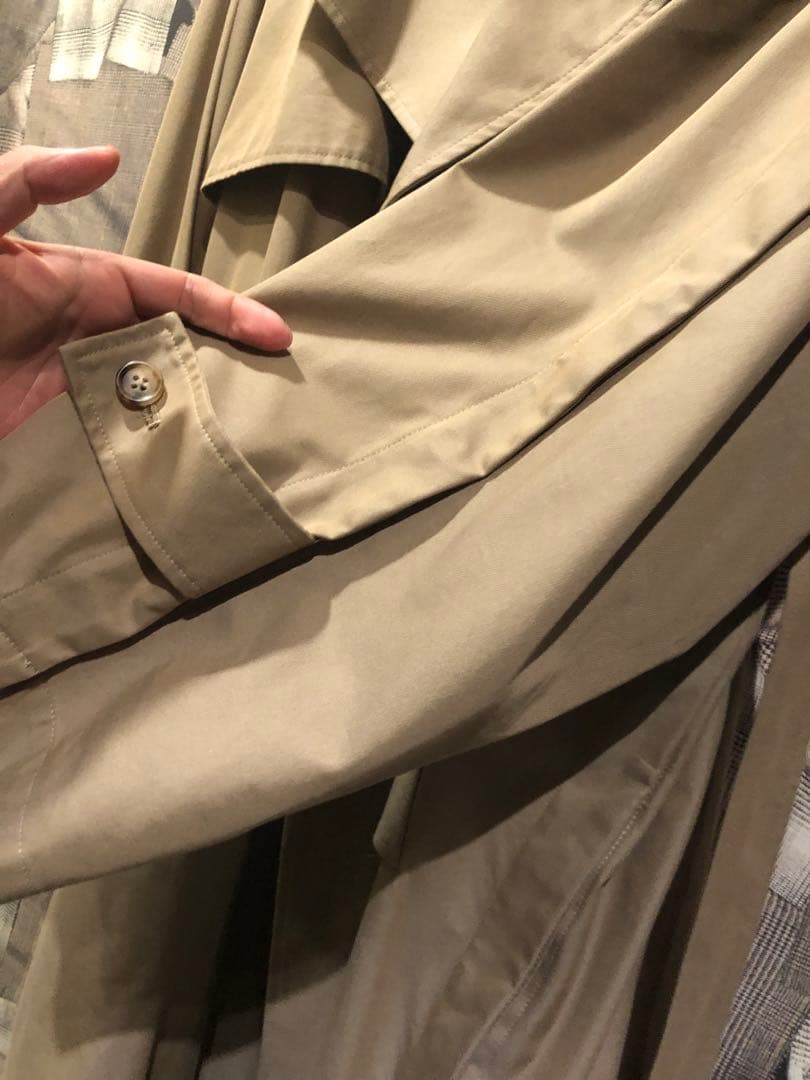 ジャケット・アウター stein / DEFORMATION TRENCH COAT(BEIGE)