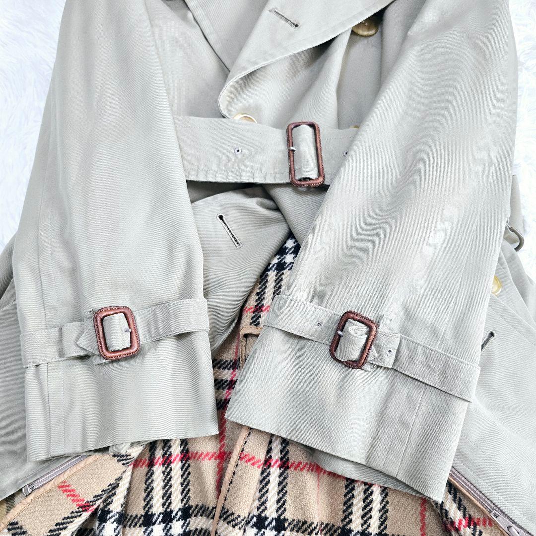 美品✨バーバリー トレンチコート ライナー付き ノバチェック