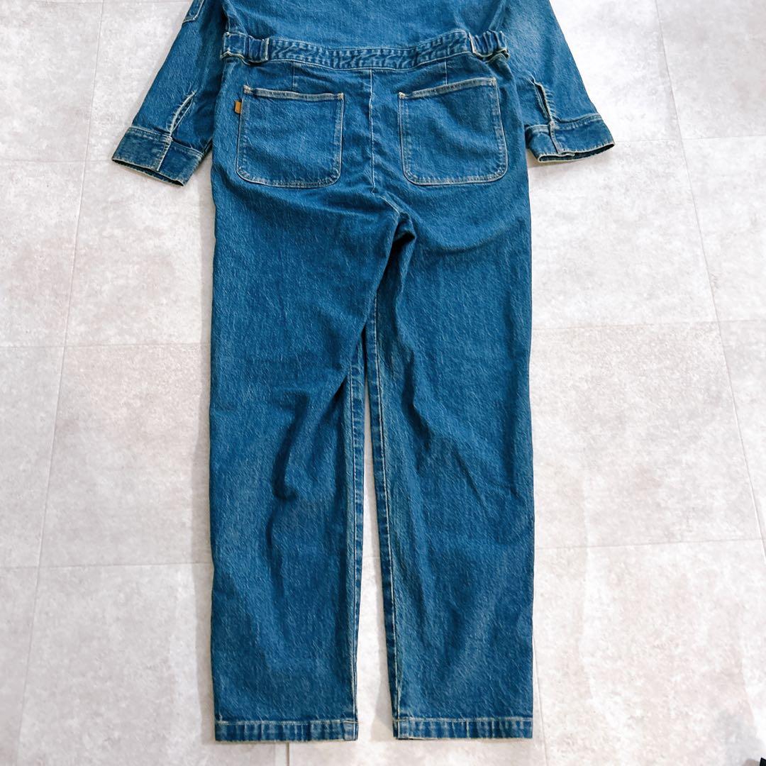 新品タグ付き✨ スピックアンドスパン 5 1/2 デニム オールインワン 近年