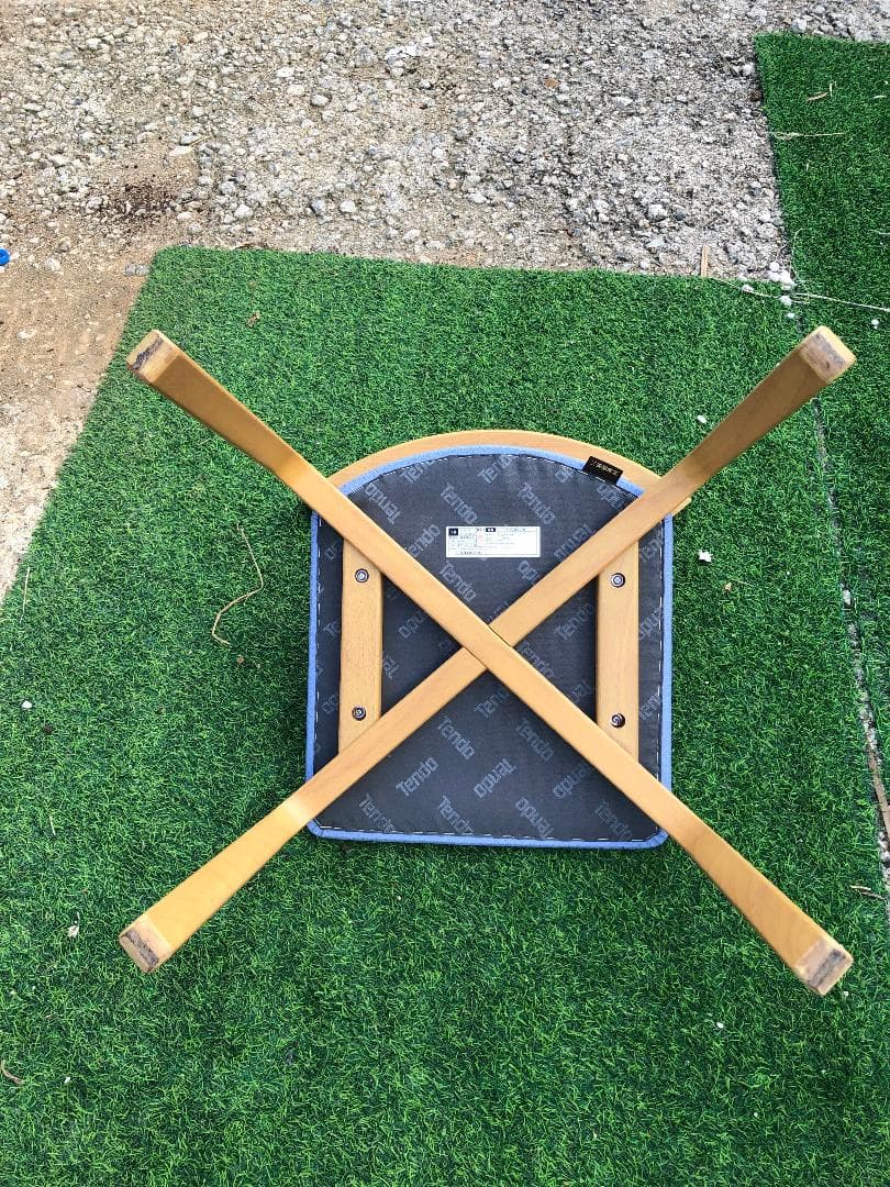 ●天童木工 椅子 イス 2脚 セット T-5348WB-ST型 天然木製フレーム