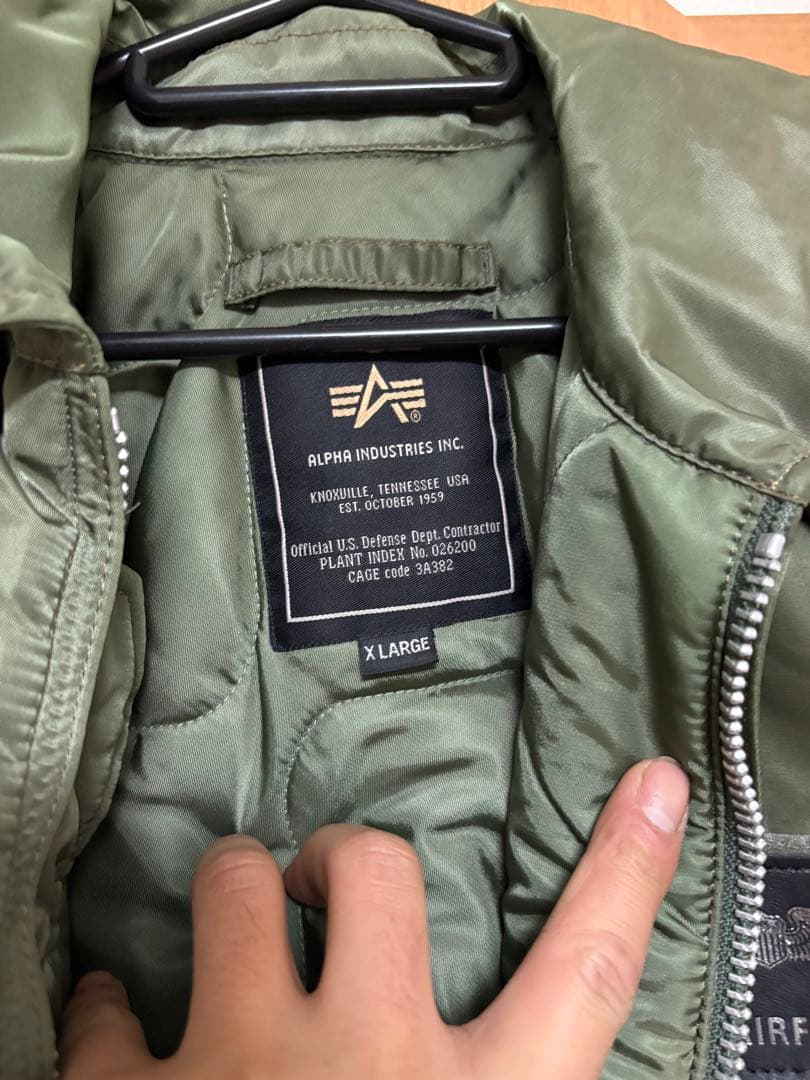MA-1 アルファ インダストリーズ（ALPHA INDUSTRIES）