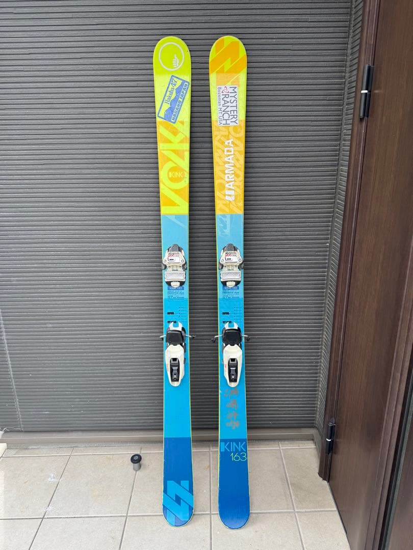 Volkl kink 163cm スキー ビンディング セット