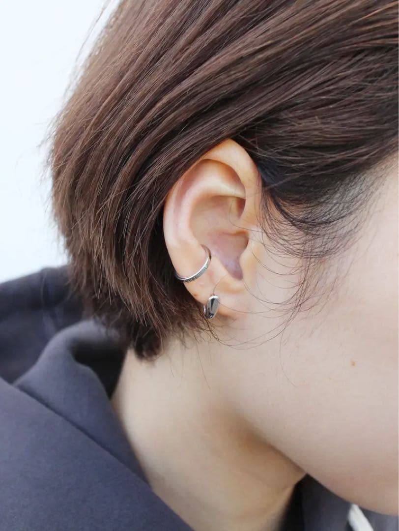 【片耳用】藤原ヒロシ コラボ ピアス HF 002 シルバー メンズ レディース