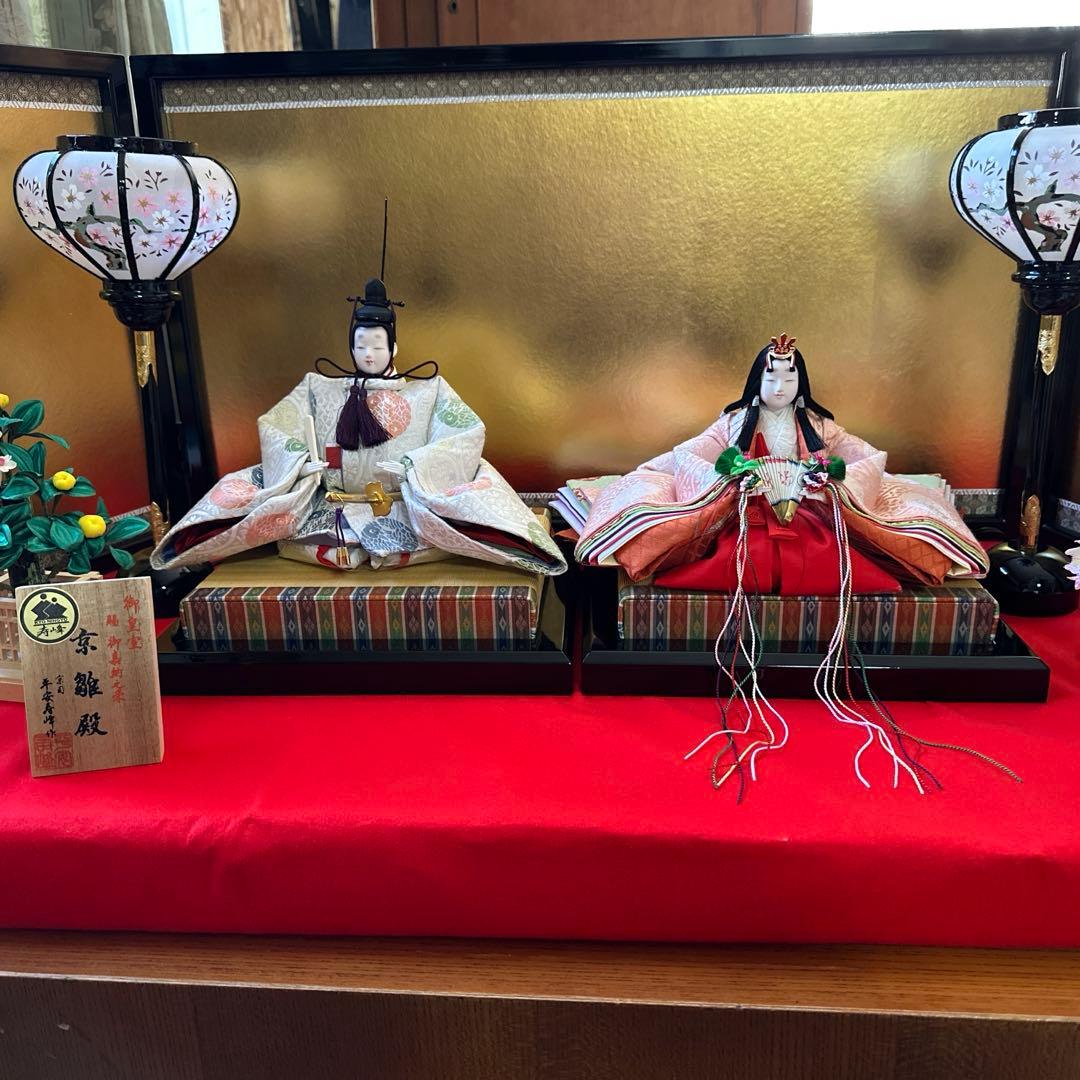 美品　雛人形（ひなにんぎょう）親王飾り　京雛