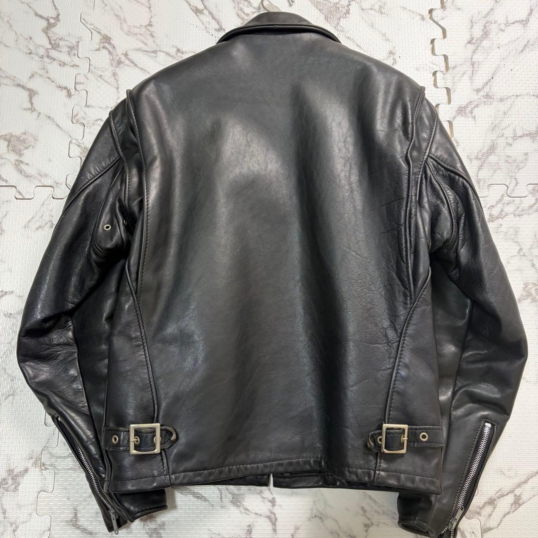 schott ショット トラッカージャケット 38size 642 黒色 牛革