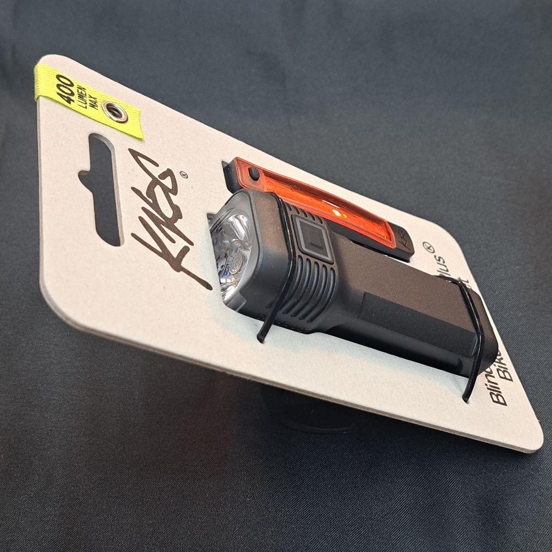 【新品】KNOG(ノグ)ライト前後セット　ブラインダー 400 & プラス20