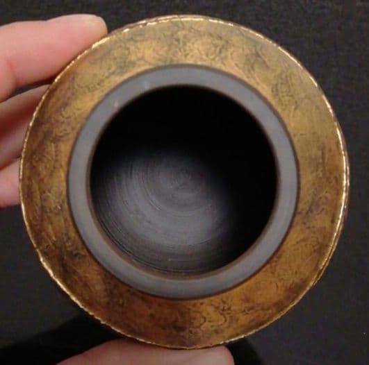 鯉江廣作　玲光窯　茶心壺　茶入　共箱　共布　略歴付　煎茶道具