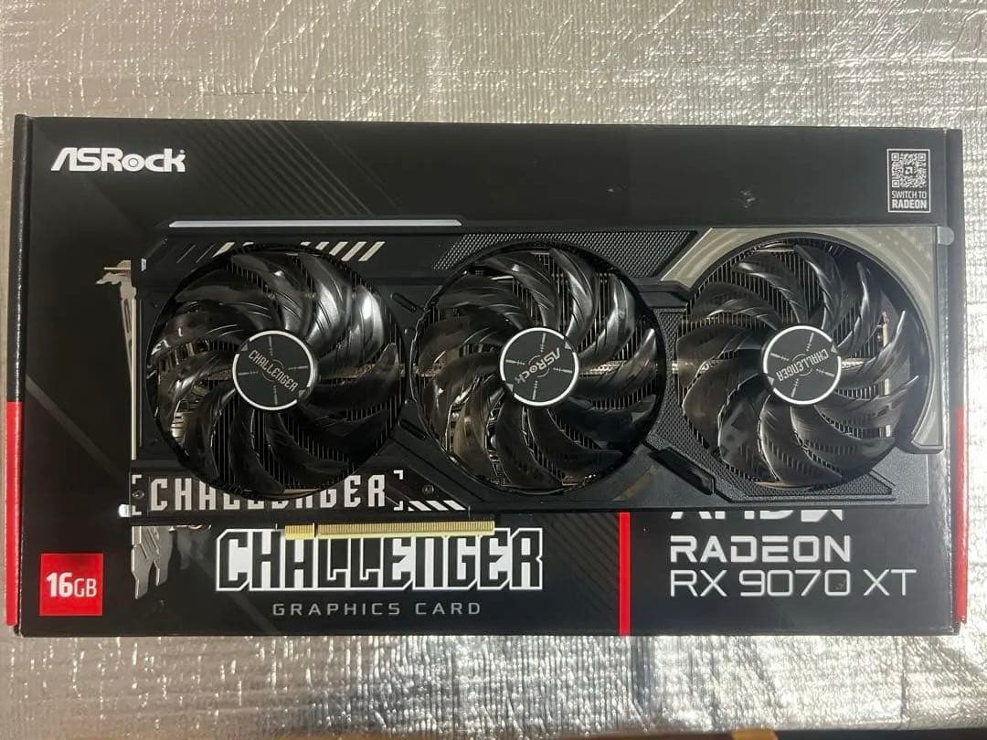 グラフィックボード・グラボ・ビデオカード ASRock AMD Radeon RX 9070 XT Challenger