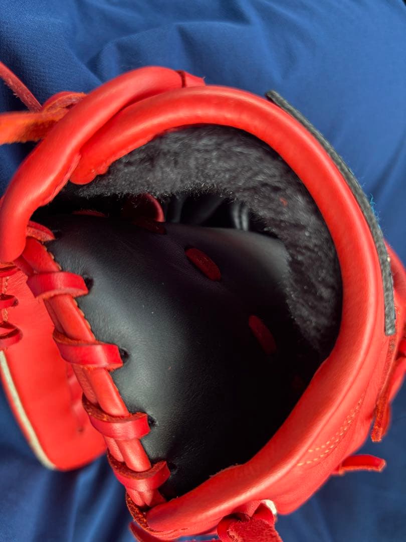 Mizuno Buw League 軟式グローブ 赤　レッド