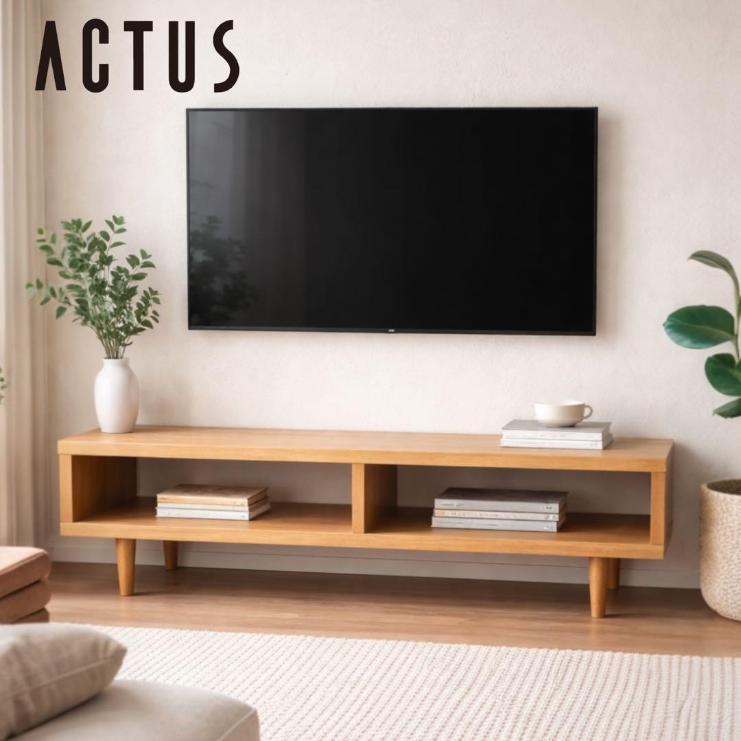 【良品】ACTUS アクタス IANE ローボード タモ材 テレビ台　廃番