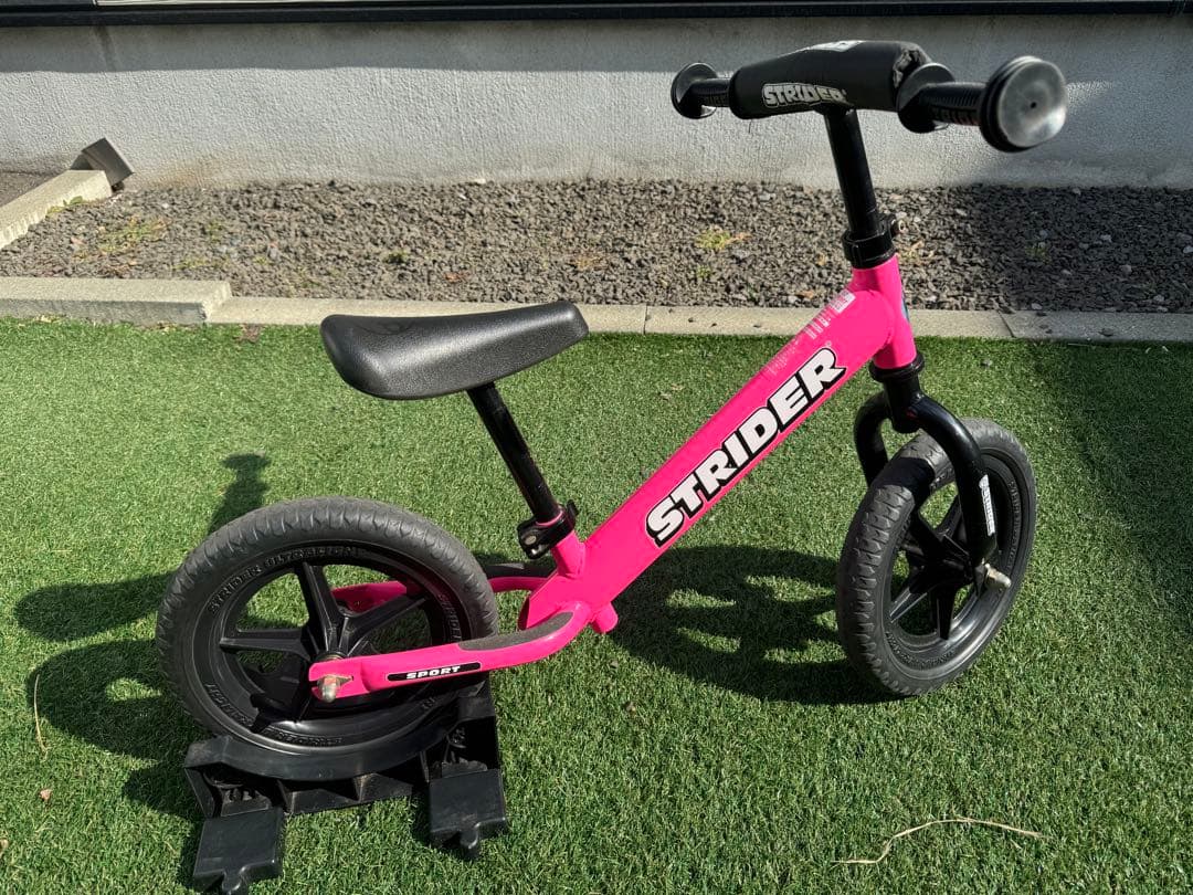 M erry　ストライダー　ピンク　スタンド付