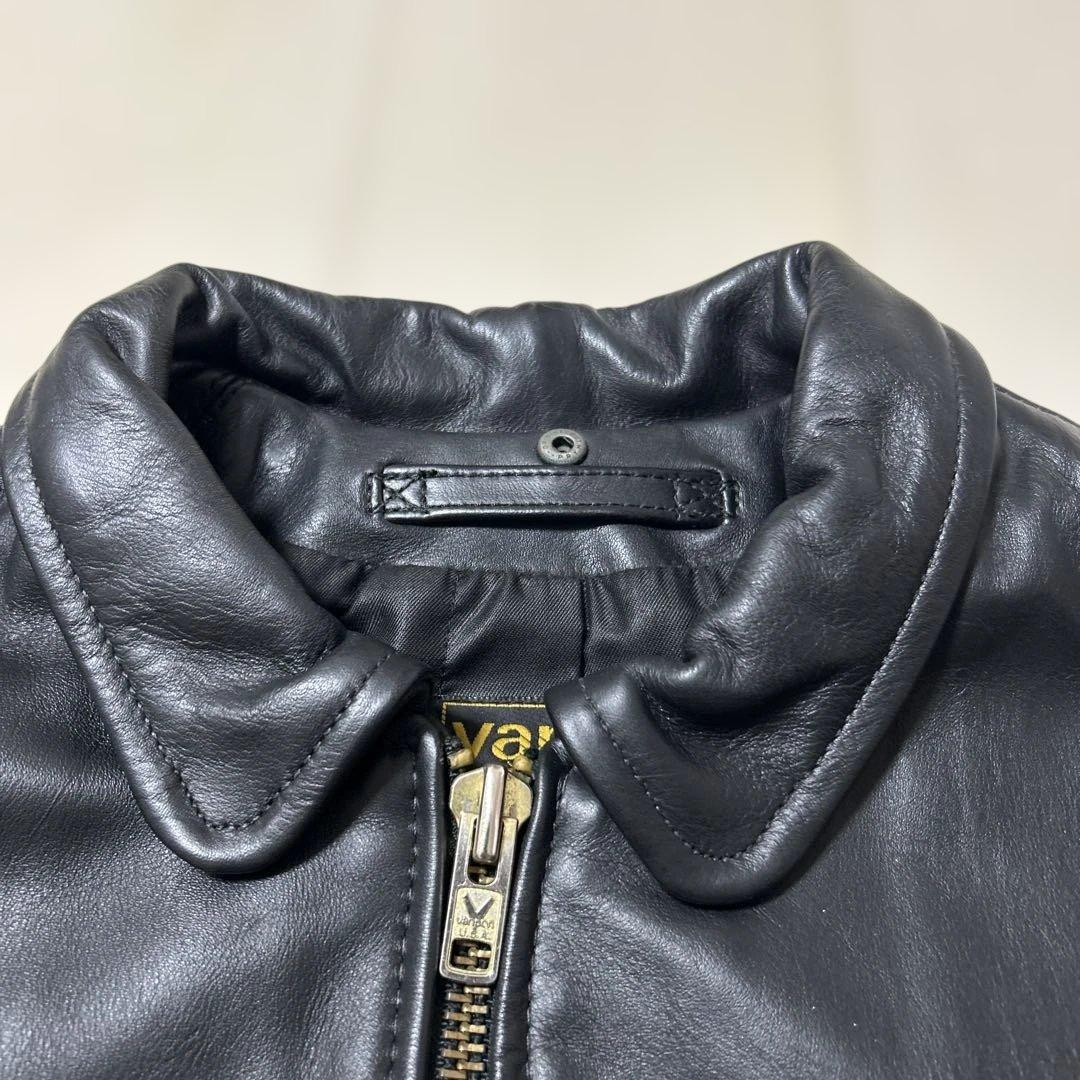 Vanson バンソン　シングルライダースジャケットUSA製ブラック黒サイズ40