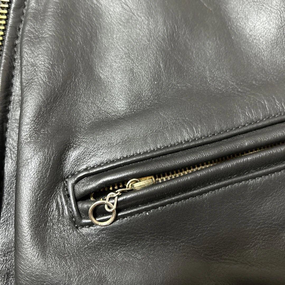 Vanson バンソン　シングルライダースジャケットUSA製ブラック黒サイズ40
