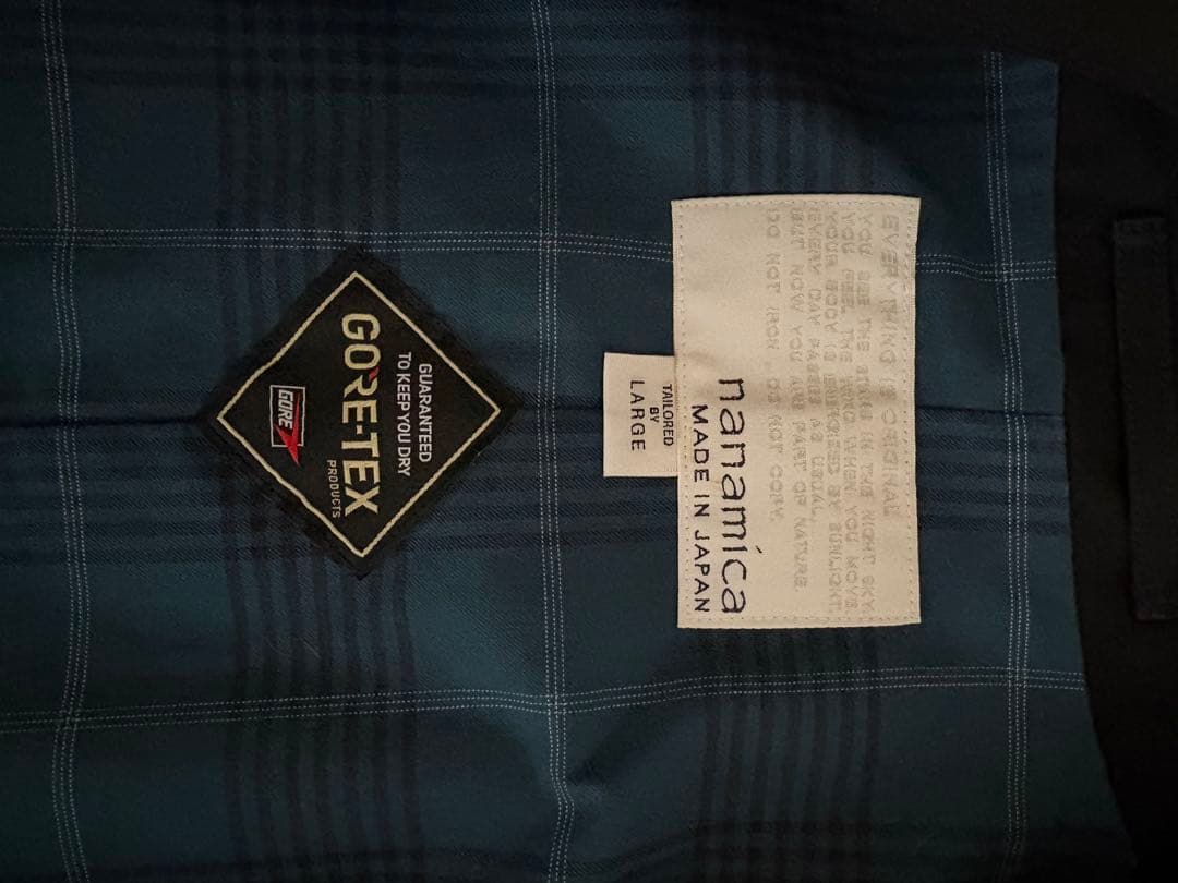 ナナミカ2L Cotton GORE-TEX Balmacaan Coat