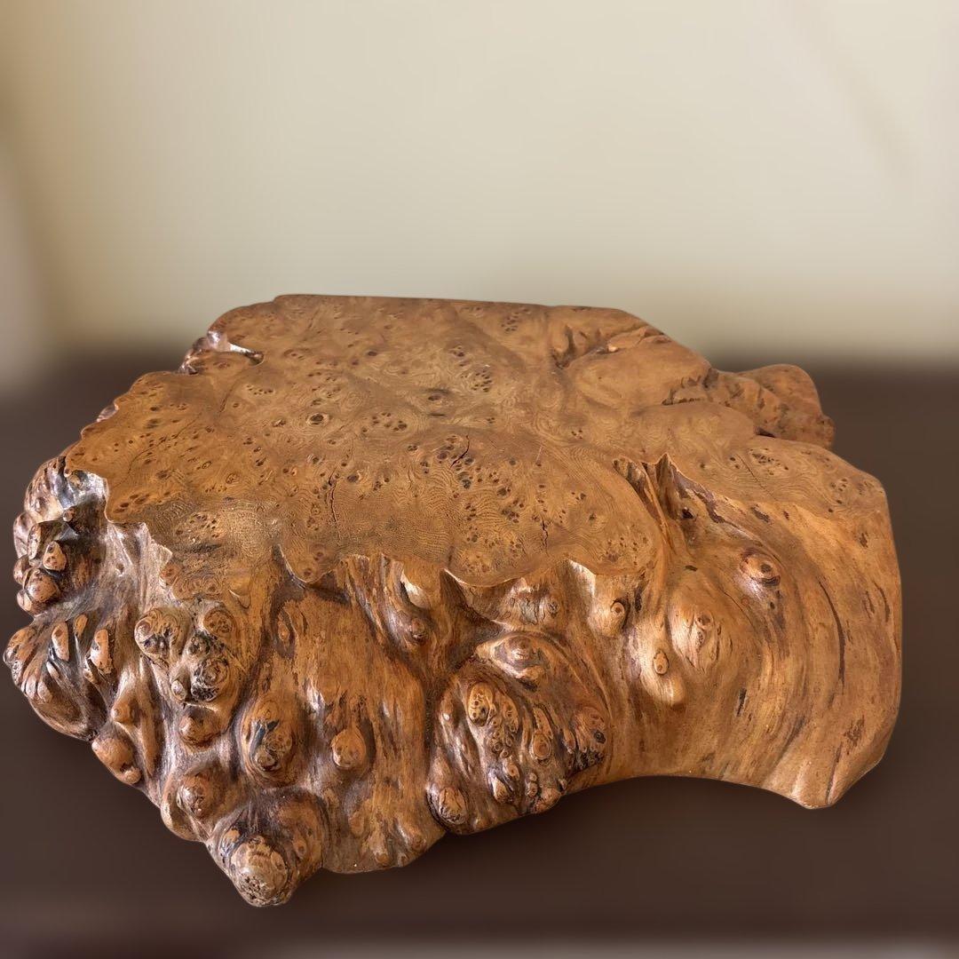 瘤杢（こぶもく）　花台　飾り台