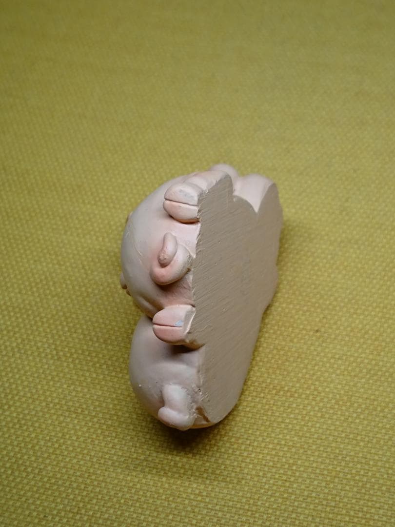 ブタ　豚　子豚　陶器　オブジェ　置物　インテリア　工芸品　美術品　A1710