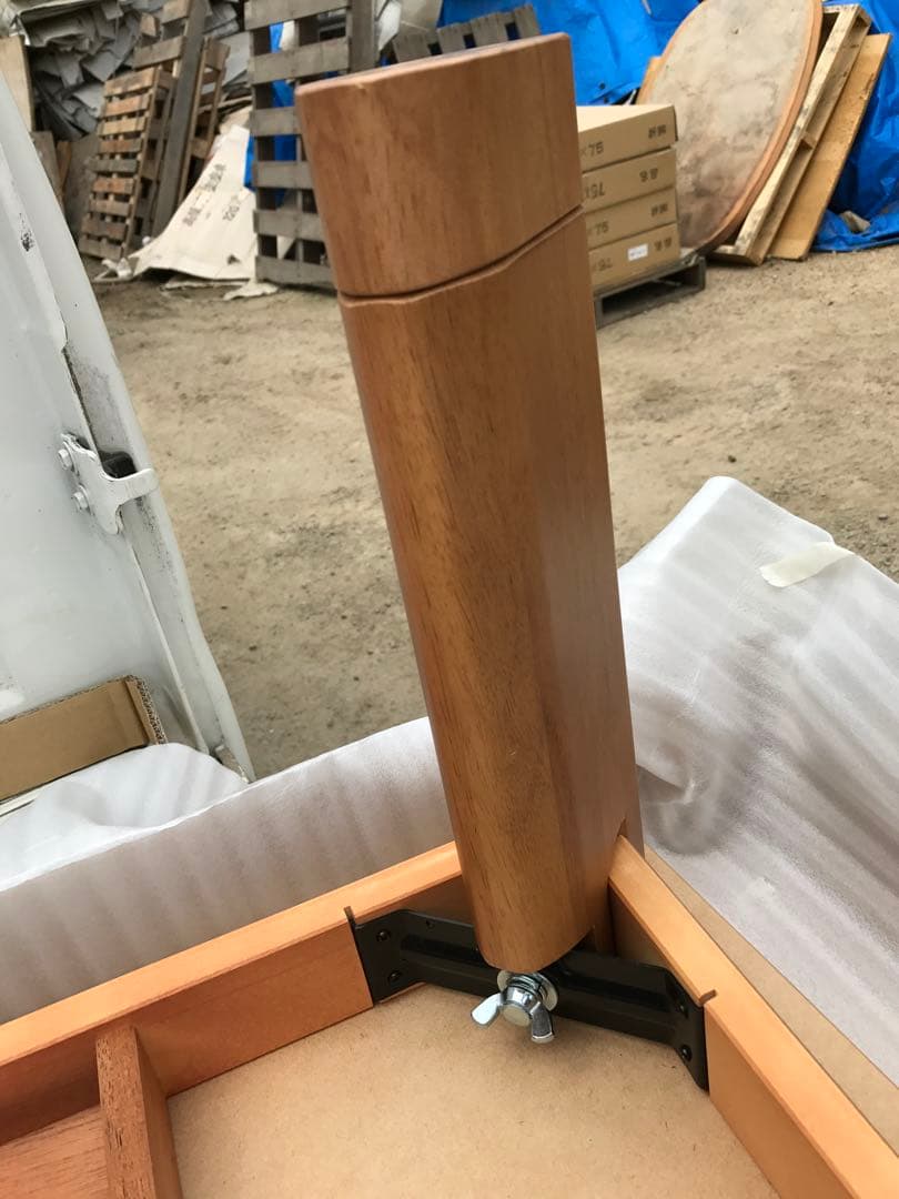 特大こたつナラ市松180日本製・ヒーター別売り