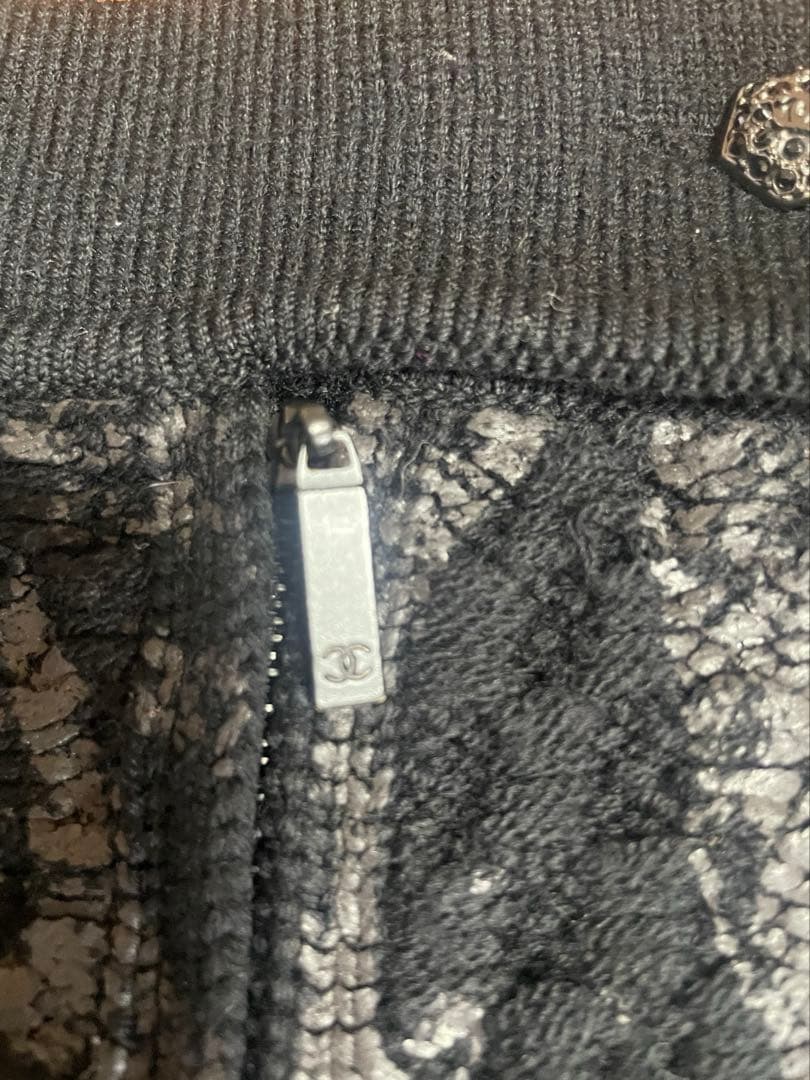 CHANEL 素敵なブラックスカート サイズ38