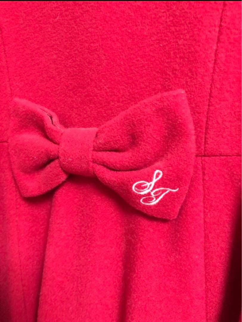 ☆あいす☆シャーリーテンプル はしごレース　ウールコート　150