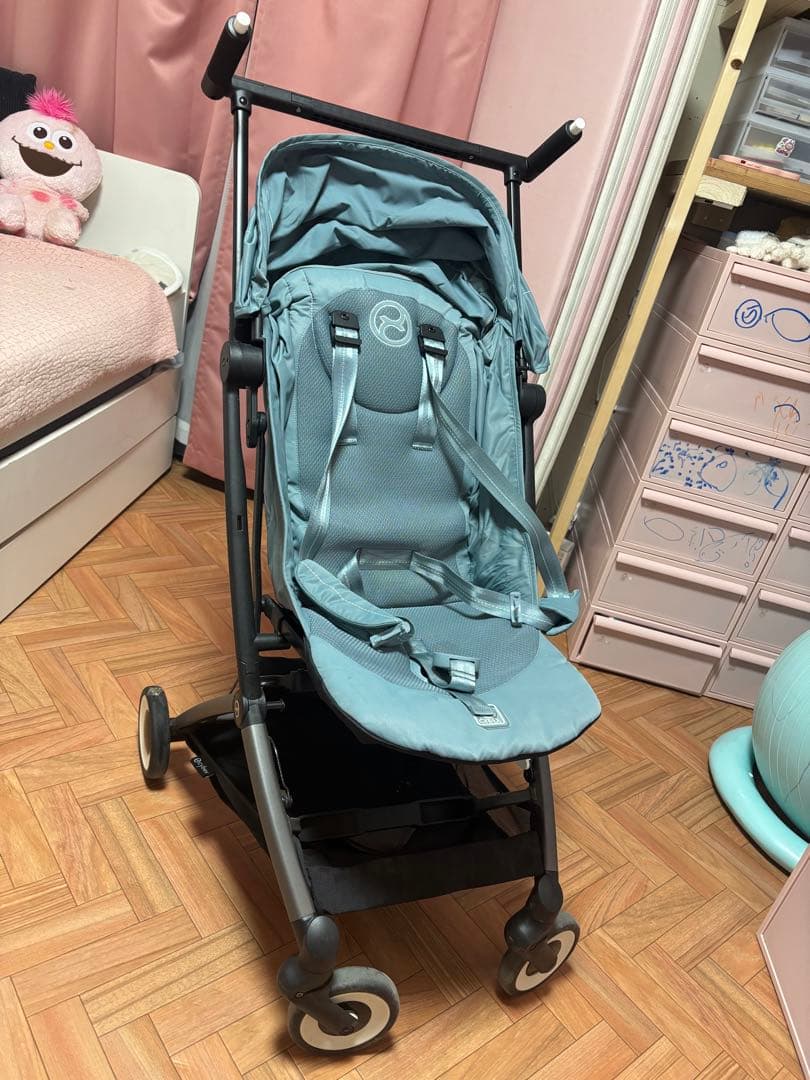 折りたたみ式ベビーカー CYBEX ブルー