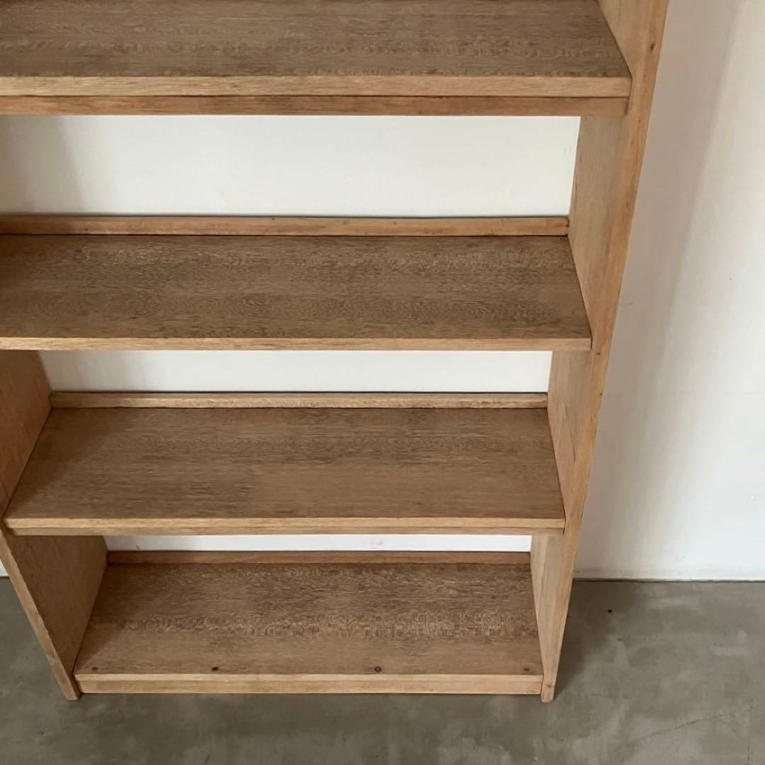 レトロ　アンティーク　古家具　古道具　剥離家具　ストリップド　本棚　シェルフ