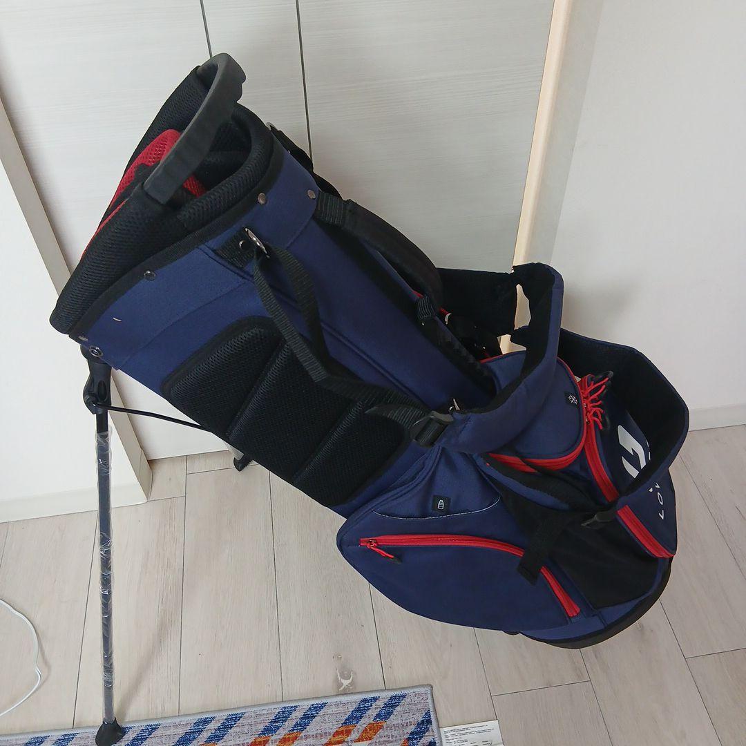 週末バーゲン LOVACEキャディバック　新品（軽量、14分割）