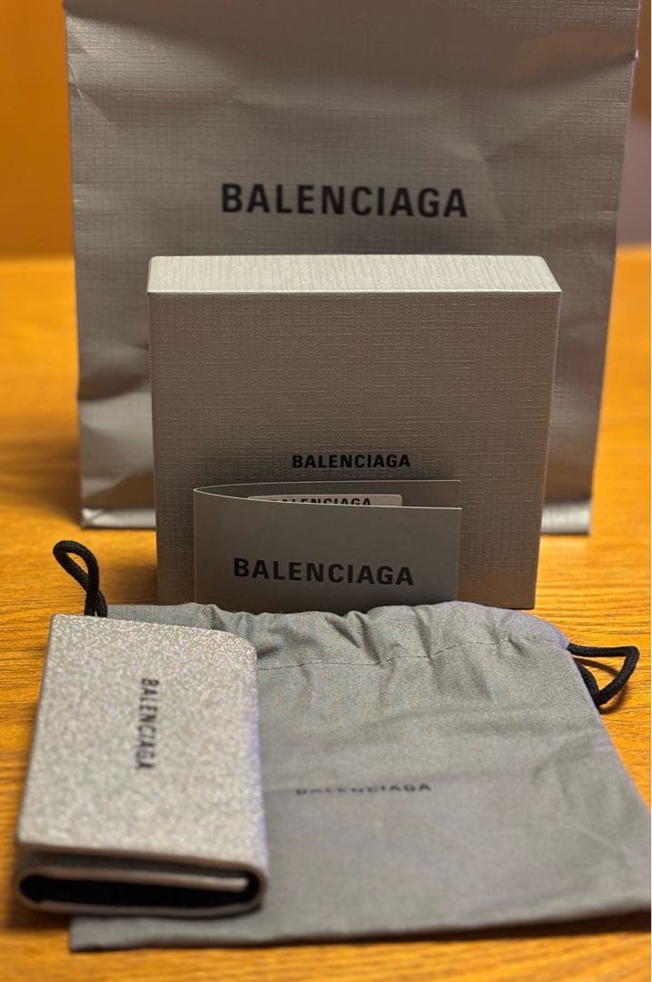BALENCIAGA シルバー キーホルダー