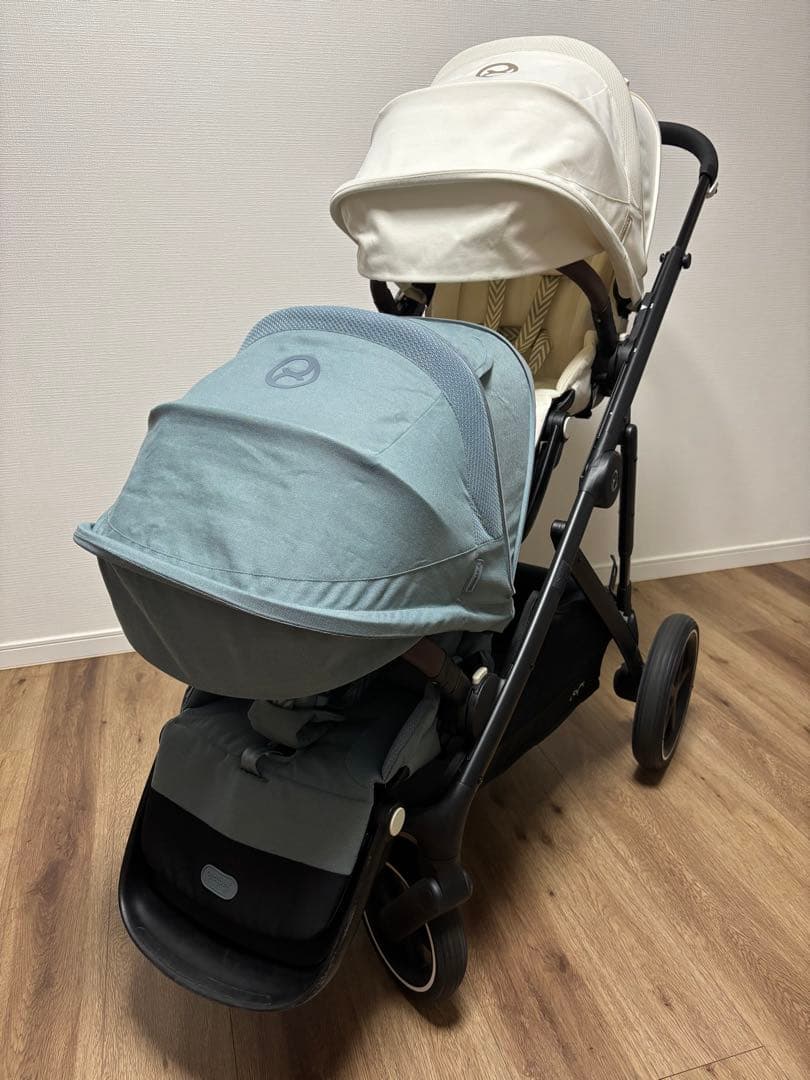 cybex サイベックス ガゼルS ベビーカー 2人乗り 中古