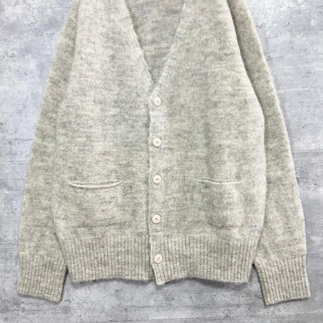 美品　J.PRESS シャギードッグ カーディガン M 日本製 ウール100%