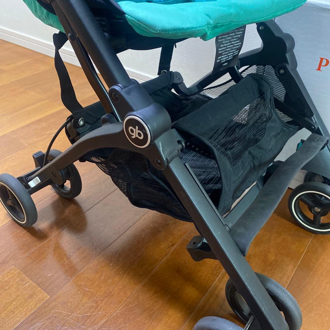 gb POCKIT+ ベビーカー ミントグリーン　ポキット　ポキットプラス