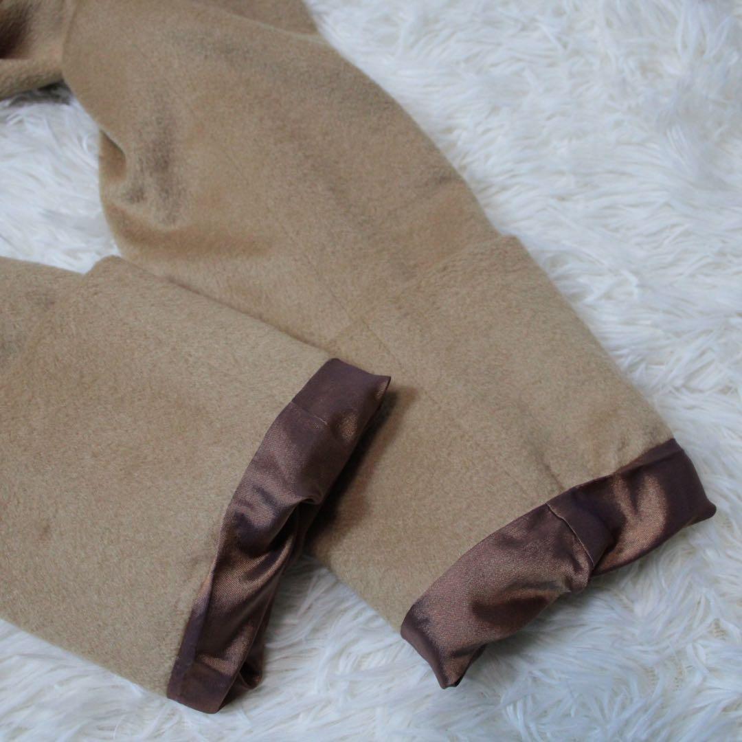 UNTITLED アンタイトル カシミヤ100% チェスターコード ベージュ M