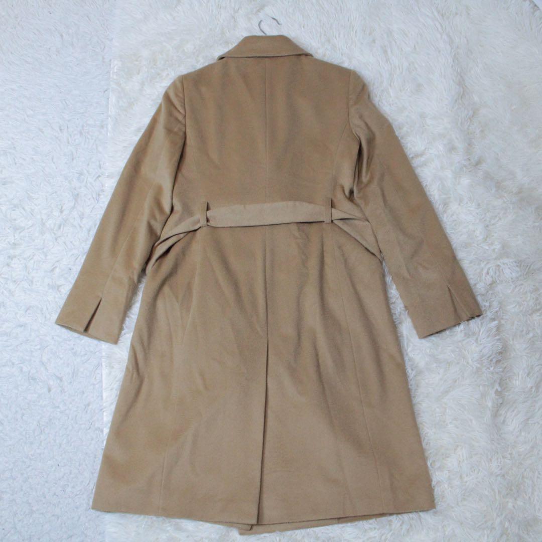 UNTITLED アンタイトル カシミヤ100% チェスターコード ベージュ M