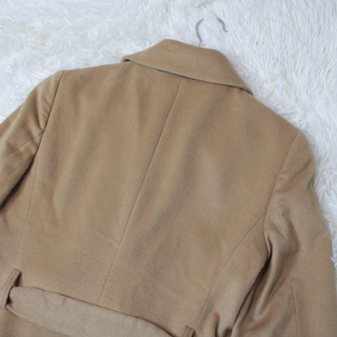 UNTITLED アンタイトル カシミヤ100% チェスターコード ベージュ M