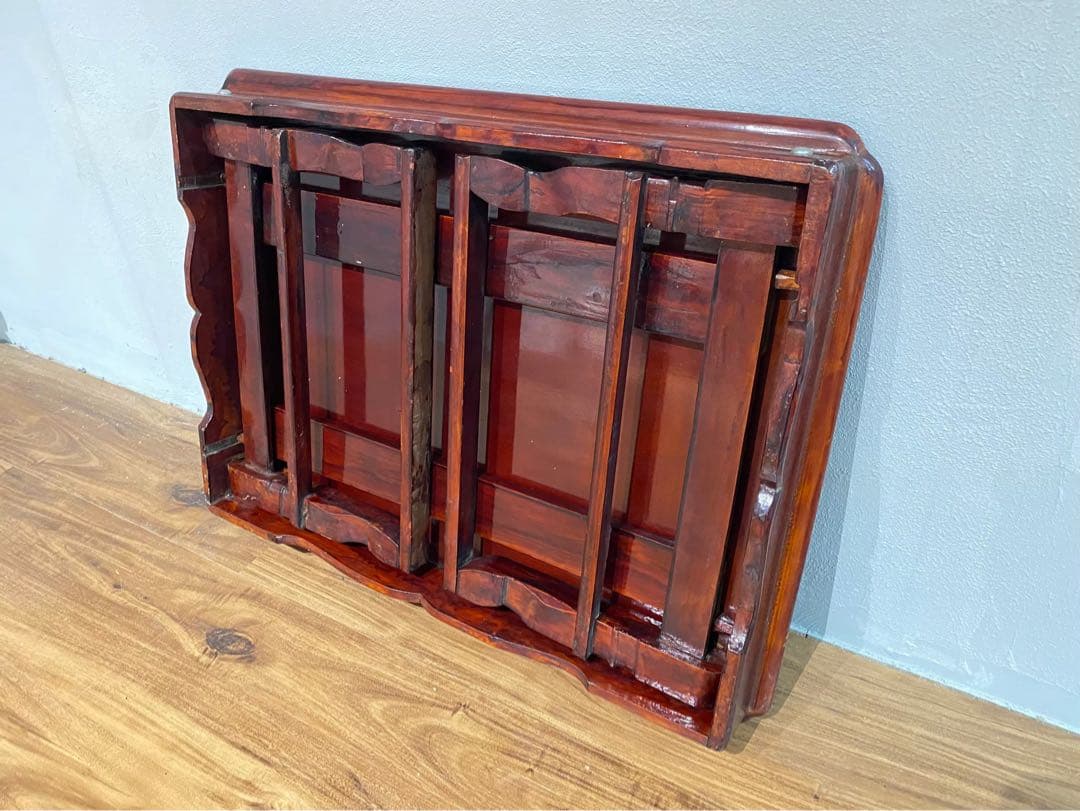 ローテーブル アンティーク 螺鈿 座卓 折りたたみテーブル インテリア