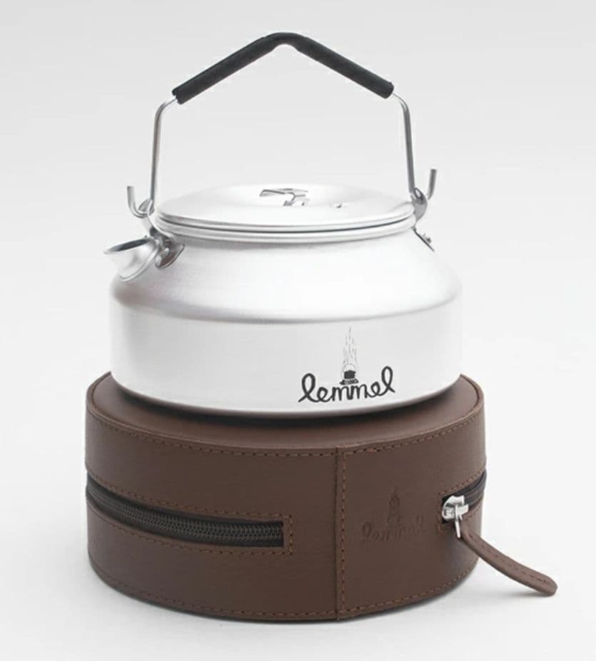 【新品未使用】lenmel アルミケトル レザーケース付き
