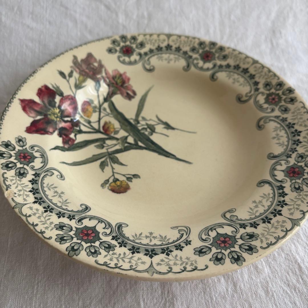 フランスアンティーク ショワジールロワ Fleurs Coupées プレート