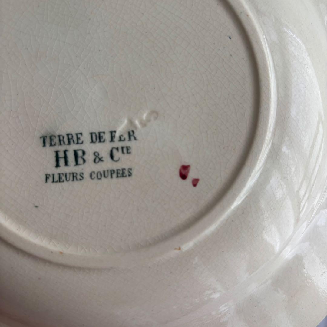 フランスアンティーク ショワジールロワ Fleurs Coupées プレート