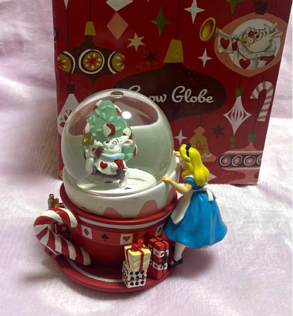 ディズニーストア 不思議の国のアリス　スノードーム スノーグローブ　置物