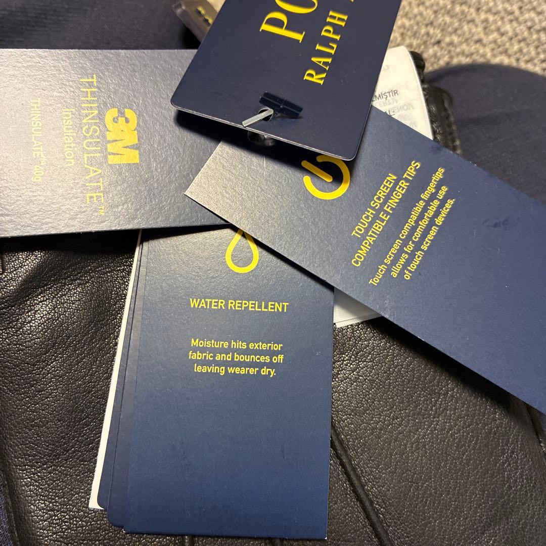 Polo Ralph Lauren ブラック手袋 Mサイズ　ラルフローレン　新品