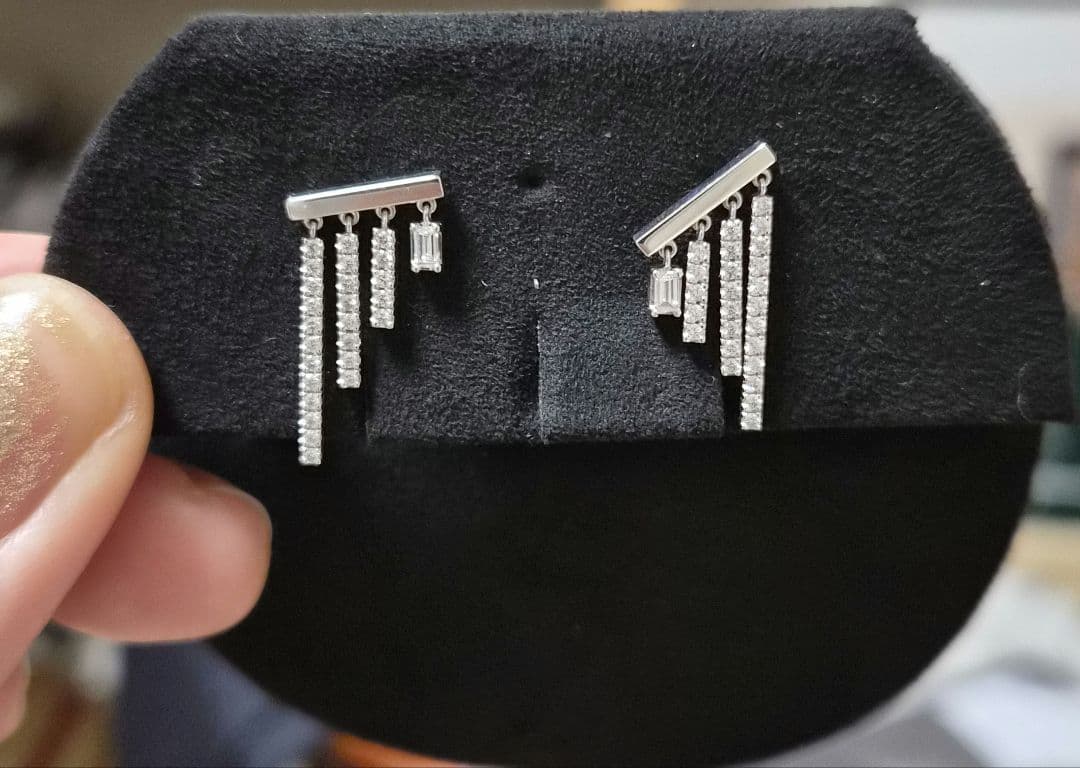 新品★AHKAH シャンデリアパケットピアス　両耳セット