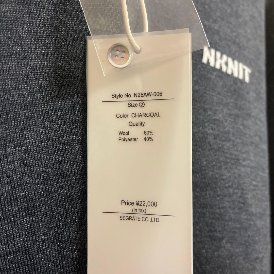NKNIT logo KNIT カーディガン　サイズ2