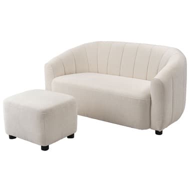 メーカー直送　東屋　SS-131WH SS-131GY ソファ＆オットマン