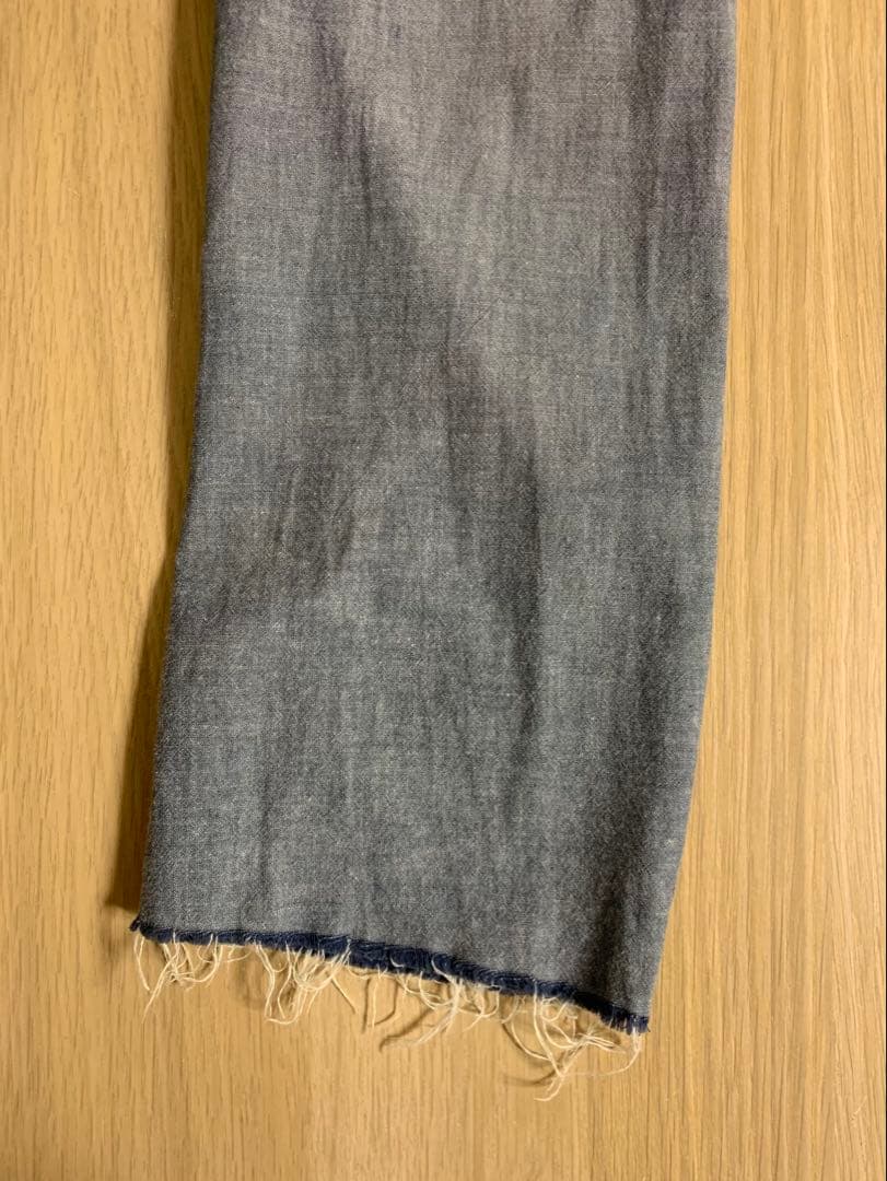 NUMBER (N)INE 01SS シャツ スカル刺繍 タイム期 00s