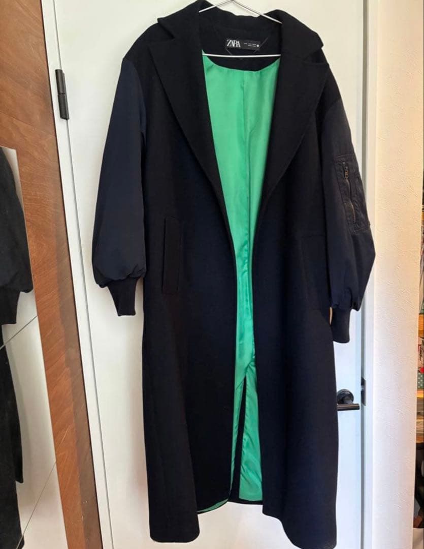 ZARA コートネイビー　Sサイズ