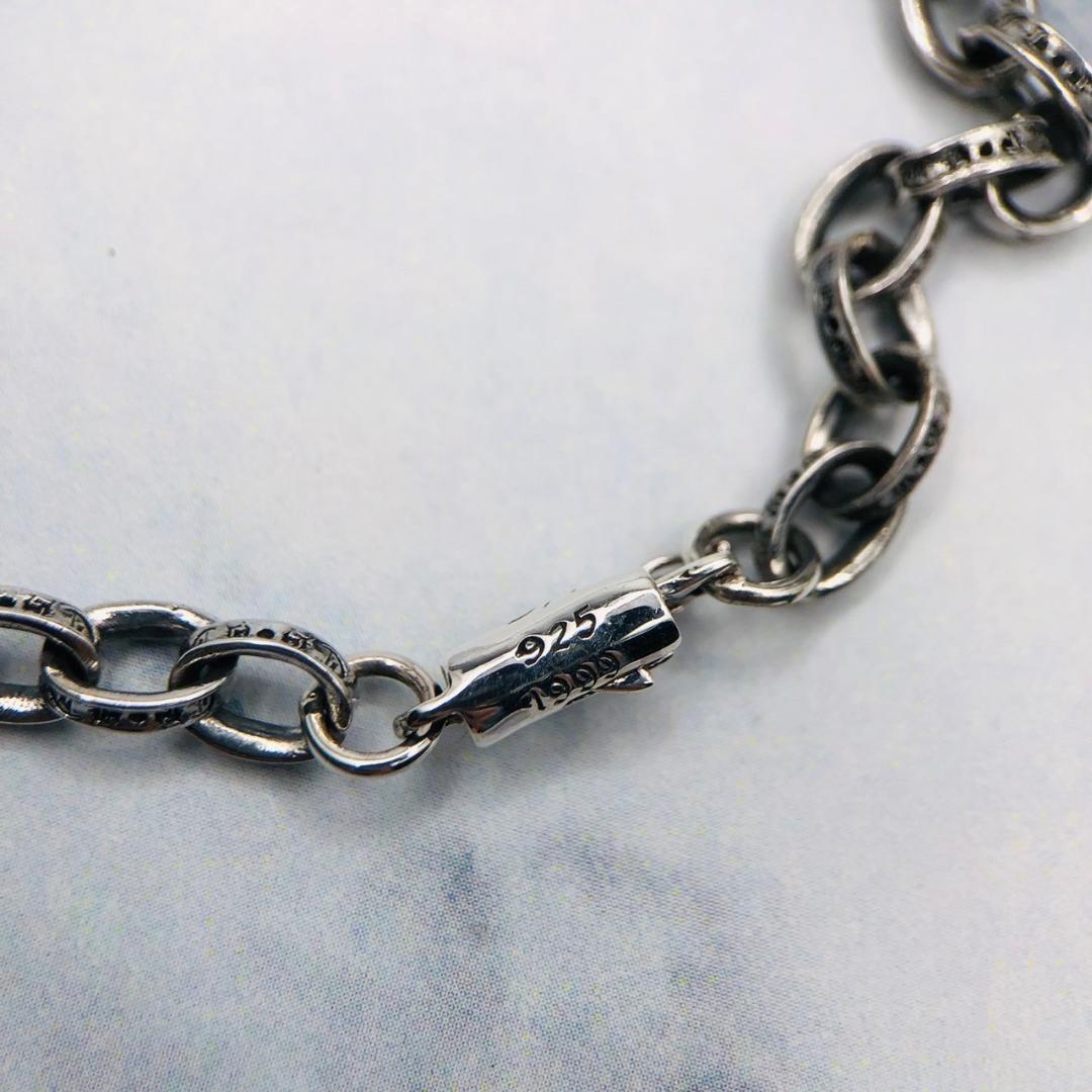 シルバー925 ペーパーチェーン　45cm ネックレスメンズ　2-35　3266