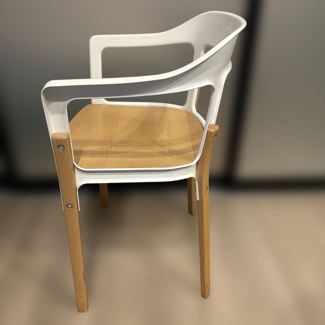①MAGIS マジス STEELWOOD CHAIR / スティールウッドチェア
