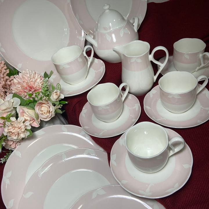 Noritake FLO'sコレクション　カップ＆ソーサー、ケーキ皿5セット