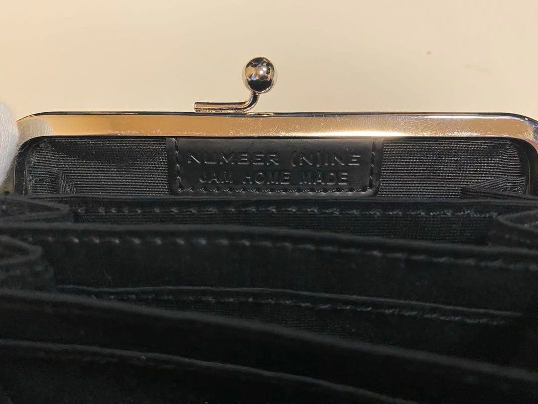 m*6様 JAM  MADE ブラックレザー がま口財布