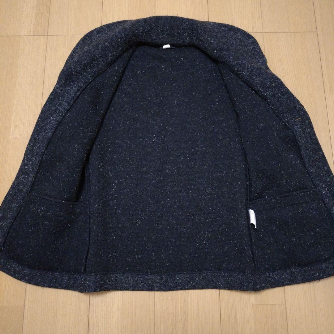 【日本製】JELADO ケンピ ショールカラー ウールカーディガン ブラック